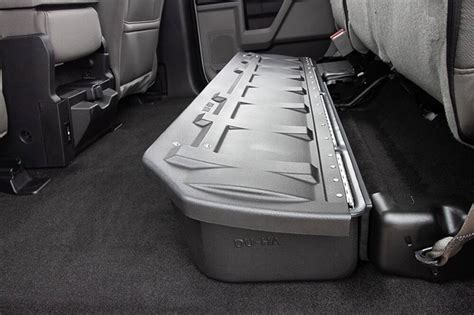 2010 f150 black metal box under rear seat|under seat box ford f150.